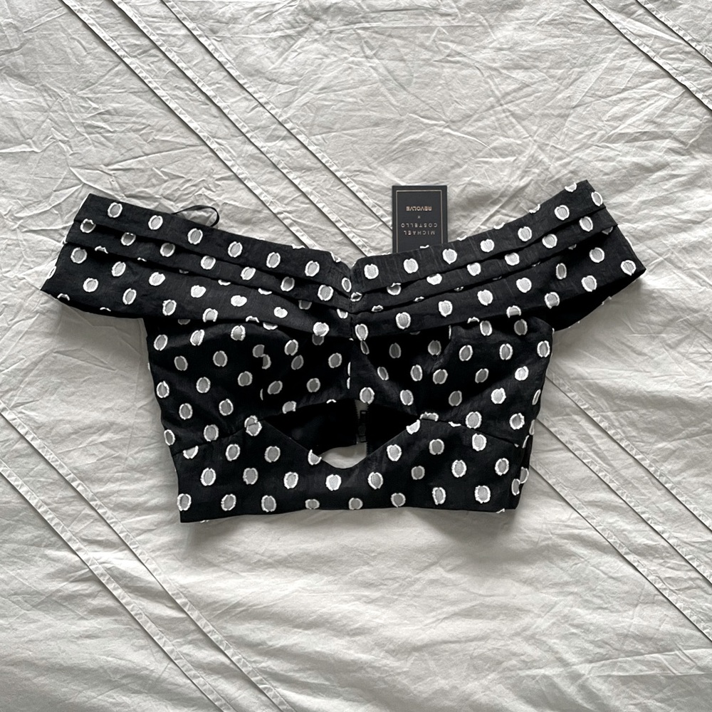 NWT Micheal Costello X Revolve Crop Top